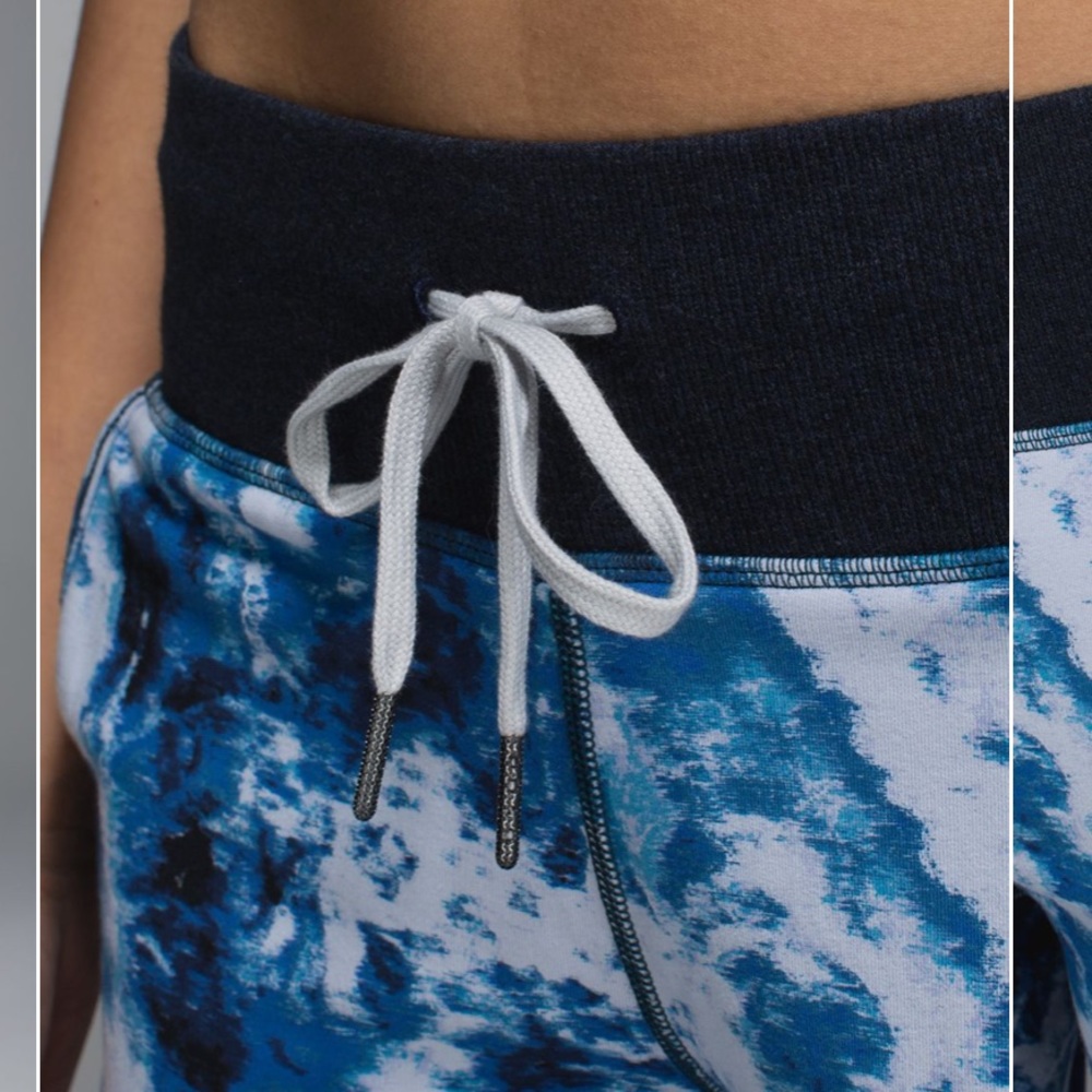 Lululemon No Sweat Pant in Silver & Navy Blue - Picture 4 of 14